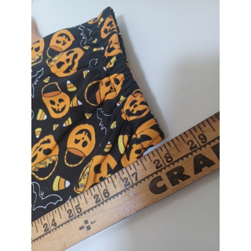 Feeling Festive Halloween Pumpkins Candy Corn Drawstring Pajama Pants‎ Large NWT - Picture 5 of 6